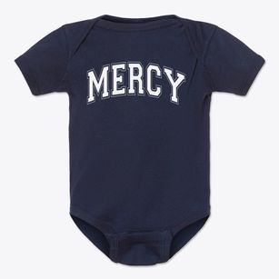 Mercy High School Varsity Arch Baby Onesie