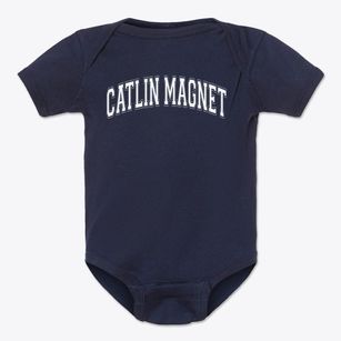Catlin Magnet Center Varsity Arch Baby Onesie