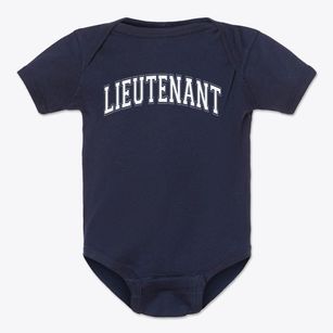 Lieutenant Jacques Elementary School Varsity Arch Baby Onesie