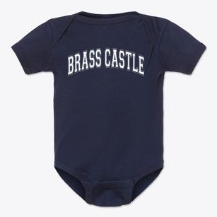 Brass Castle Elementary School Varsity Arch Baby Onesie
