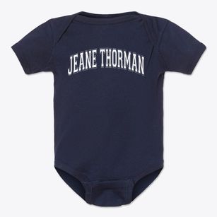 Jeane Thorman Elementary School Varsity Arch Baby Onesie