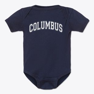 Columbus School Varsity Arch Baby Onesie