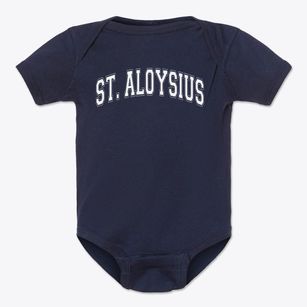 St. Aloysius Elementary School Varsity Arch Baby Onesie