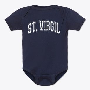 St. Virgil Academy Varsity Arch Baby Onesie