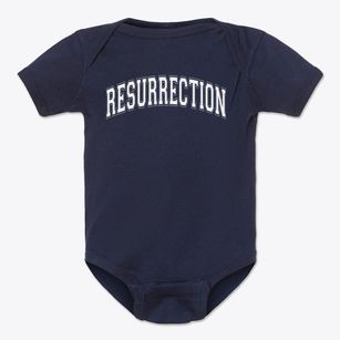 Resurrection Catholic School Varsity Arch Baby Onesie