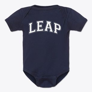 Leap Academy University Charter School Varsity Arch Baby Onesie