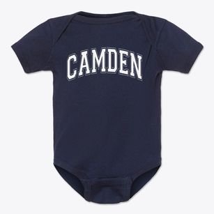 Camden Academy Charter High School Varsity Arch Baby Onesie