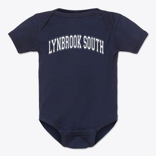 Lynbrook South Middle School Varsity Arch Baby Onesie