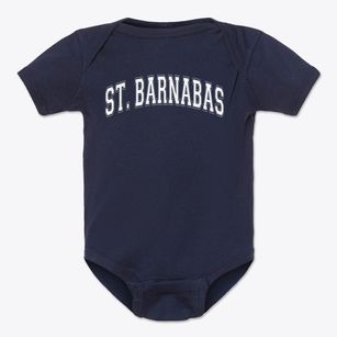 St. Barnabas School Varsity Arch Baby Onesie