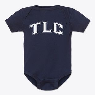 The Learning Center Varsity Arch Baby Onesie