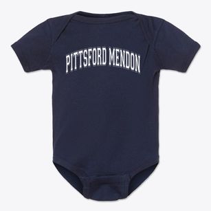 Pittsford Mendon High School Varsity Arch Baby Onesie