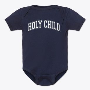Holy Child School Varsity Arch Baby Onesie