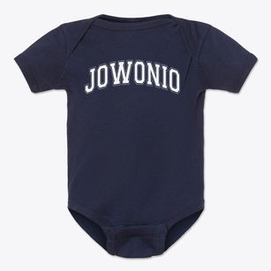 Jowonio School Varsity Arch Baby Onesie