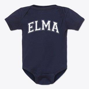 Elma Primary School Varsity Arch Baby Onesie
