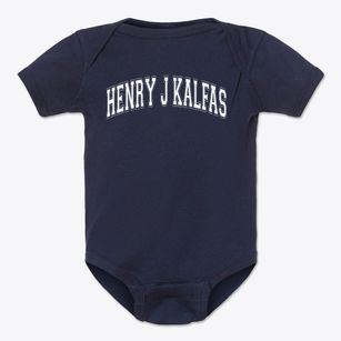 Henry J Kalfas Elementary School Varsity Arch Baby Onesie