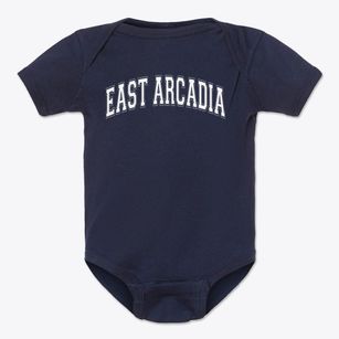 East Arcadia Middle School Varsity Arch Baby Onesie
