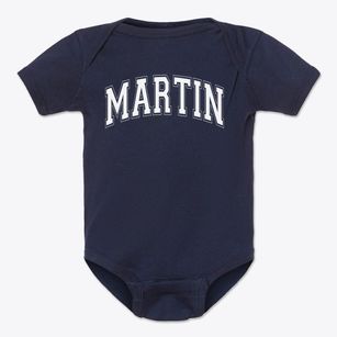 Martin Middle School Varsity Arch Baby Onesie
