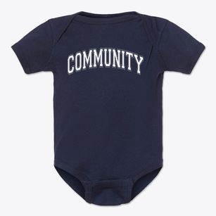Community Charter School Varsity Arch Baby Onesie