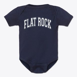 Flat Rock Elementary School Varsity Arch Baby Onesie