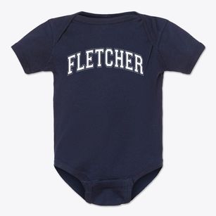 Fletcher Academy Varsity Arch Baby Onesie