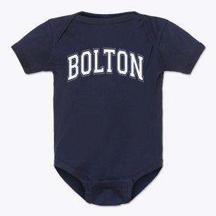 Bolton Elementary School Varsity Arch Baby Onesie