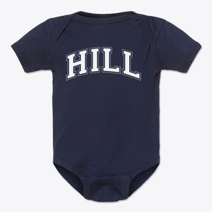 Hill Middle School Varsity Arch Baby Onesie