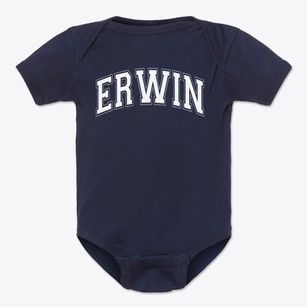 Erwin High School Varsity Arch Baby Onesie