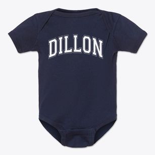 Dillon Christian School Varsity Arch Baby Onesie