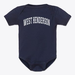 West Henderson High School Varsity Arch Baby Onesie