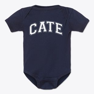 Cate School Varsity Arch Baby Onesie