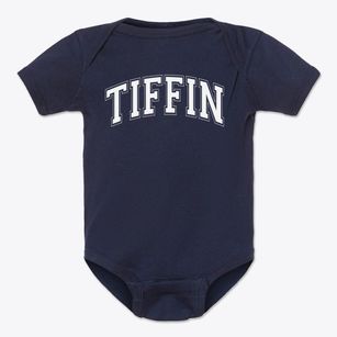 Tiffin Middle School Varsity Arch Baby Onesie
