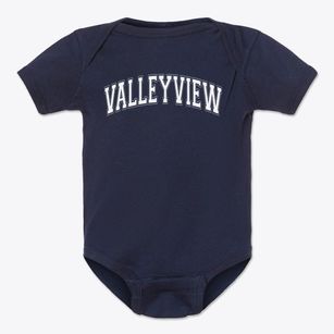 Valleyview Elementary School Varsity Arch Baby Onesie