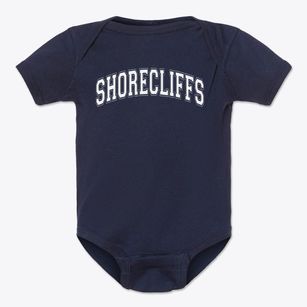Shorecliffs Middle School Varsity Arch Baby Onesie