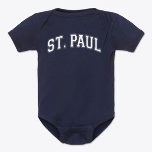 St Paul Parish Varsity Arch Baby Onesie