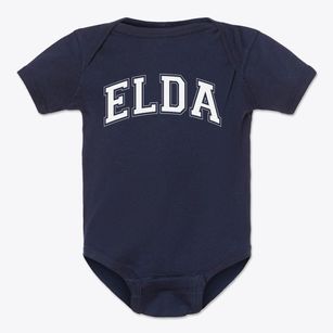 Elda Elementary School Varsity Arch Baby Onesie