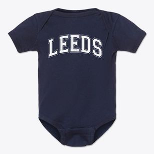 Leeds Middle School Varsity Arch Baby Onesie
