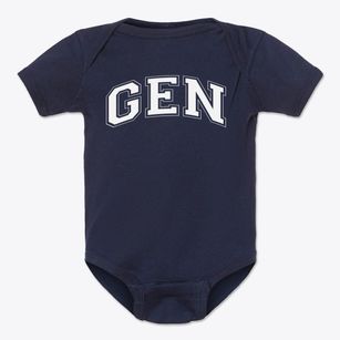 Gen Rufus Putman Community School Varsity Arch Baby Onesie