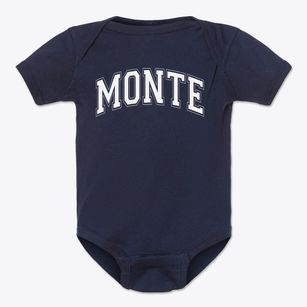 Monte Cassino Grade School Varsity Arch Baby Onesie
