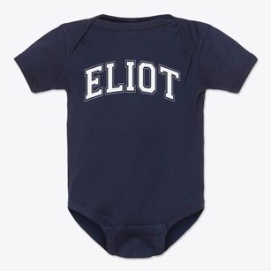 Eliot Elementary School Varsity Arch Baby Onesie