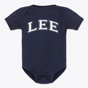 Lee Elementary School Varsity Arch Baby Onesie
