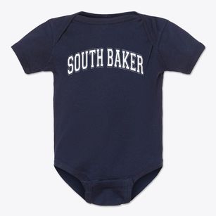 South Baker Elementary School Varsity Arch Baby Onesie