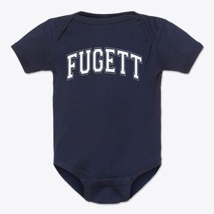 Fugett Middle School Varsity Arch Baby Onesie