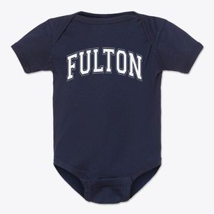Fulton Elementary School Varsity Arch Baby Onesie