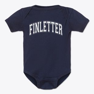 Finletter Elementary School Varsity Arch Baby Onesie