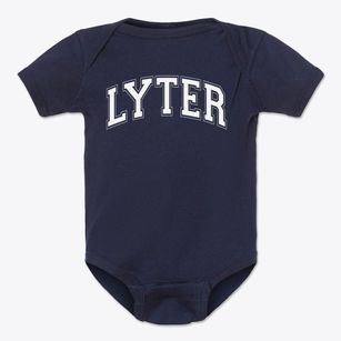 Lyter Elementary School Varsity Arch Baby Onesie