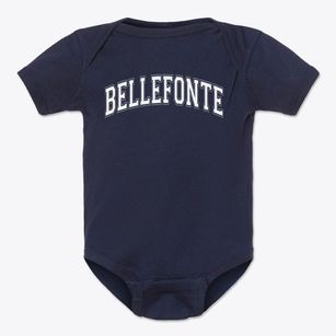 Bellefonte Elementary School Varsity Arch Baby Onesie