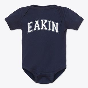 Eakin Elementary School Varsity Arch Baby Onesie