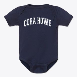 Cora Howe Elementary School Varsity Arch Baby Onesie