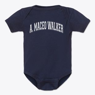 A. Maceo Walker Middle School Varsity Arch Baby Onesie