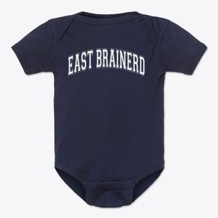 East Brainerd Elementary School Varsity Arch Baby Onesie